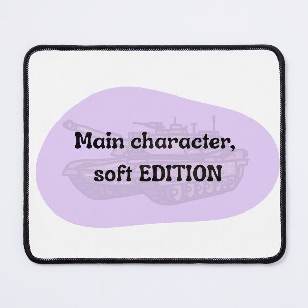 Item preview, Main Character, Soft Edition Quote Sticker | Cute Confidence Design | Gentle Girl Energy Art designed and sold by Pandey14.