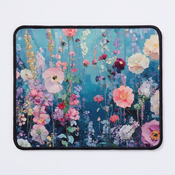 Item preview, Blooming Garden Floral Art, Soft Pink Purple Blue Illustration designed and sold by daila70.