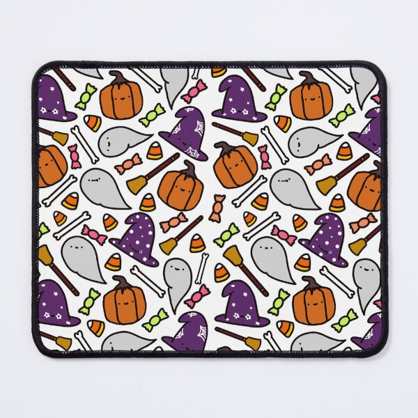 Item preview, Cute Spooky Halloween Doodle Pattern designed and sold by BunnubiArt.