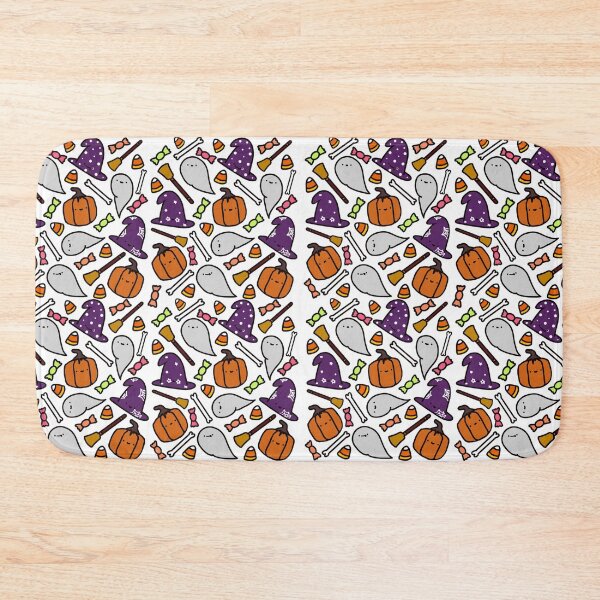 Item preview, Cute Spooky Halloween Doodle Pattern designed and sold by BunnubiArt.