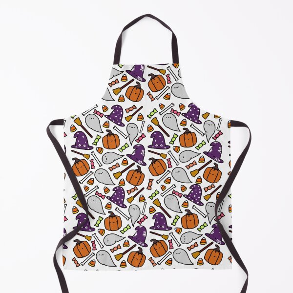 Item preview, Cute Spooky Halloween Doodle Pattern designed and sold by BunnubiArt.