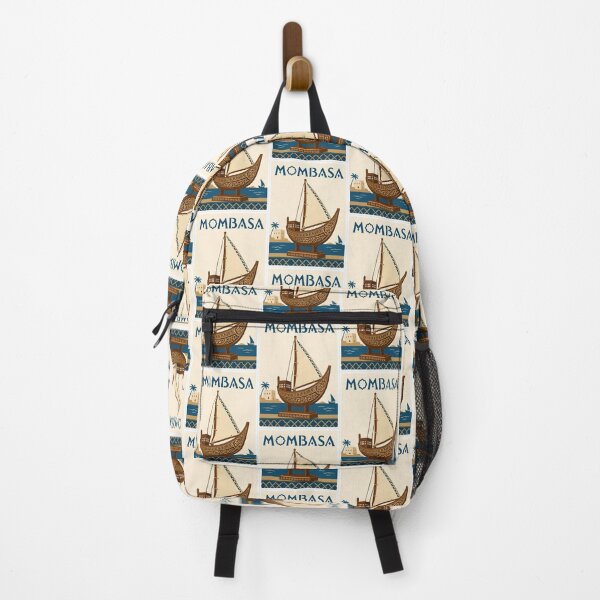 Item preview, Mombasa Kenya Dhow Sailboat Vintage Poster designed and sold by Beyond Destinations.