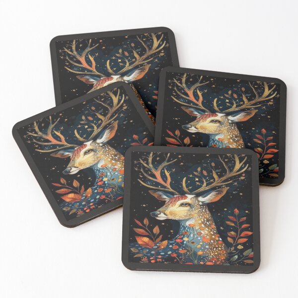 Item preview, Starry Night Spotted Deer Artwork  designed and sold by NivyasArtistry.