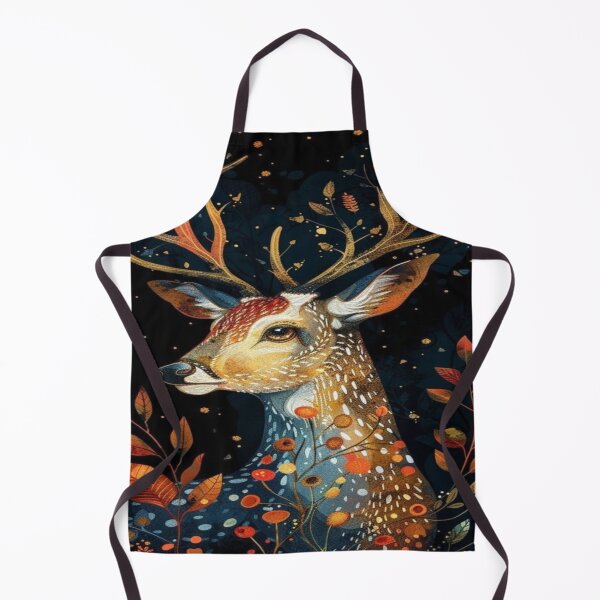 Item preview, Starry Night Spotted Deer Artwork designed and sold by NivyasArtistry.