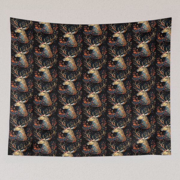 Item preview, Starry Night Spotted Deer Artwork  designed and sold by NivyasArtistry.