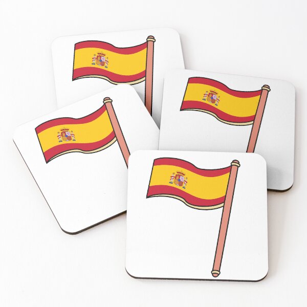 Artikelvorschau, Aufkleber mit spanischer Flagge entworfen und verkauft von PinkPeelUK.