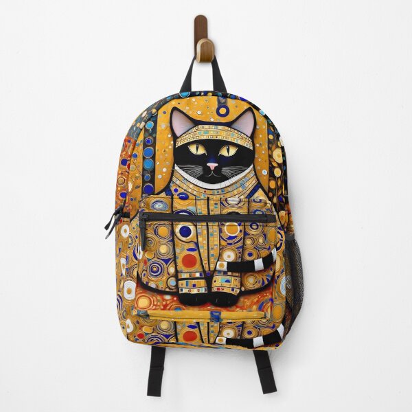 Item preview, Gustav Klimt Cat in Colorful Room designed and sold by Vicky Brago-Mitchell®.