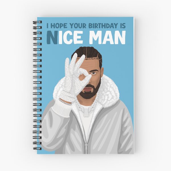 Item preview, Drake IceMan Birthday Card designed and sold by The Home Of Pink Peach.