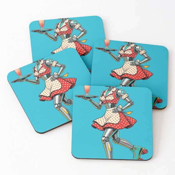 Item preview, Robot Roller-skating Waitress designed and sold by Nova Supply Co..