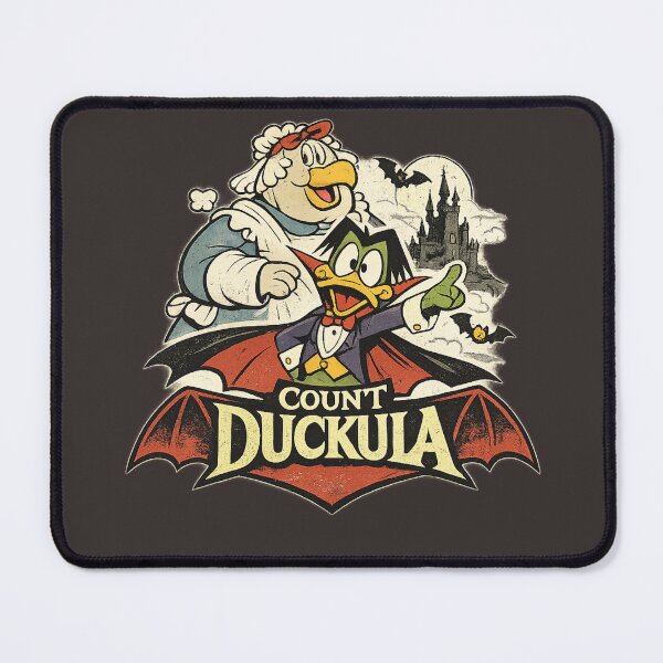Item preview, Count Duckula Retro Horror Cartoon designed and sold by LittleInkStudio.