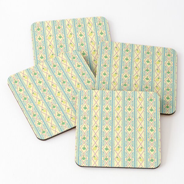 Item preview, Pastel Pineapple Tribal Seamless Pattern designed and sold by thanratdesign.