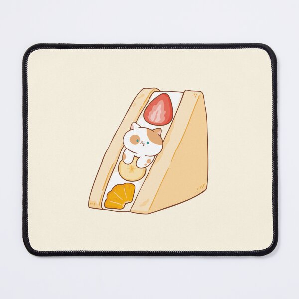 Item preview, Cat with Fruits Sandwich designed and sold by salposi.