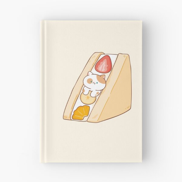 Item preview, Cat with Fruits Sandwich designed and sold by salposi.