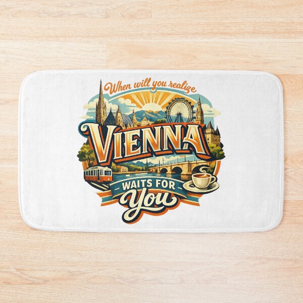 Item preview, ¿Cuándo te darás cuenta de que Viena te espera? designed and sold by graphic-genie.