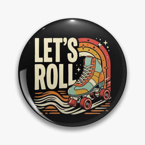 Item preview, Let's Roll -  70s Retro Roller Skate designed and sold by dudelinart.