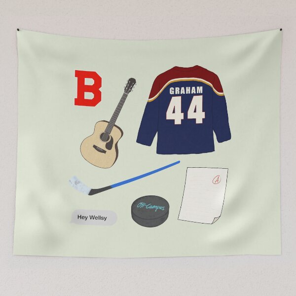 Item preview, Off Campus Series - Garrett Graham & Hannah Wells designed and sold by Caitxreads.