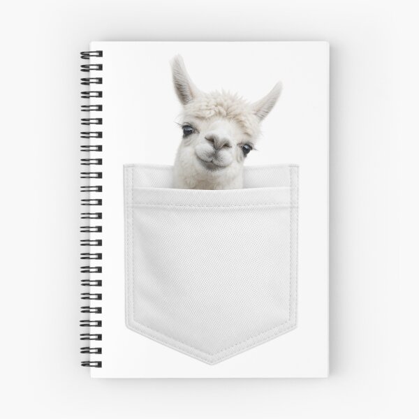Item preview, POCKET LAMA — Cute Photoreal Pocket Print designed and sold by Jandedan.