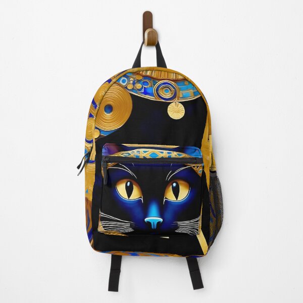 Item preview, Klimt Cat with Blue Ears designed and sold by Vicky Brago-Mitchell®.