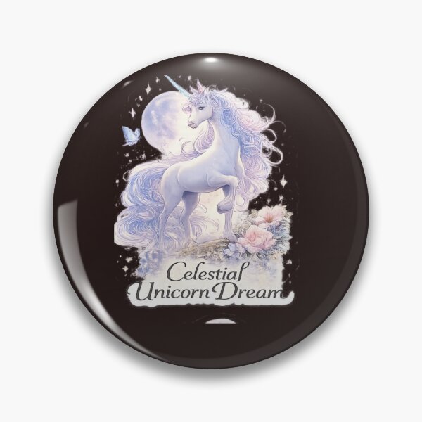 Item preview, Celestial Unicorn Dream Fantasy Aesthetic Cute Unicorn Art designed and sold by Artbysarmina.