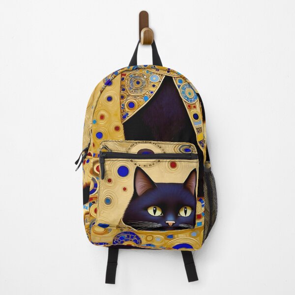 Item preview, Klimt Cat with Colorful Costume designed and sold by Vicky Brago-Mitchell®.