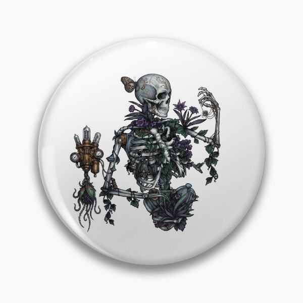 Item preview, Bones and Botany Sticker designed and sold by SignalStatic.