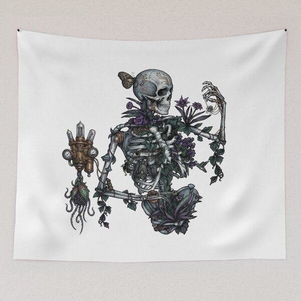 Item preview, Bones and Botany Sticker designed and sold by SignalStatic.