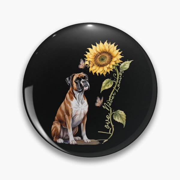 Item preview, Love Never Leaves Boxer Dog Memorial | Sunflower Pet Remembrance designed and sold by tamdevo1.