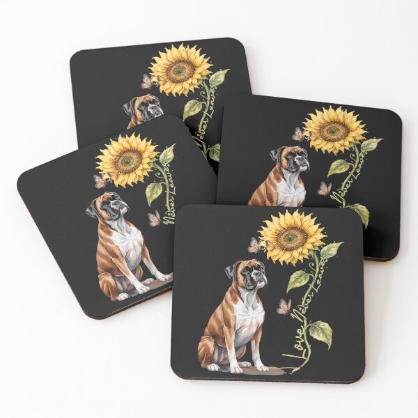 Item preview, Love Never Leaves Boxer Dog Memorial | Sunflower Pet Remembrance designed and sold by tamdevo1.