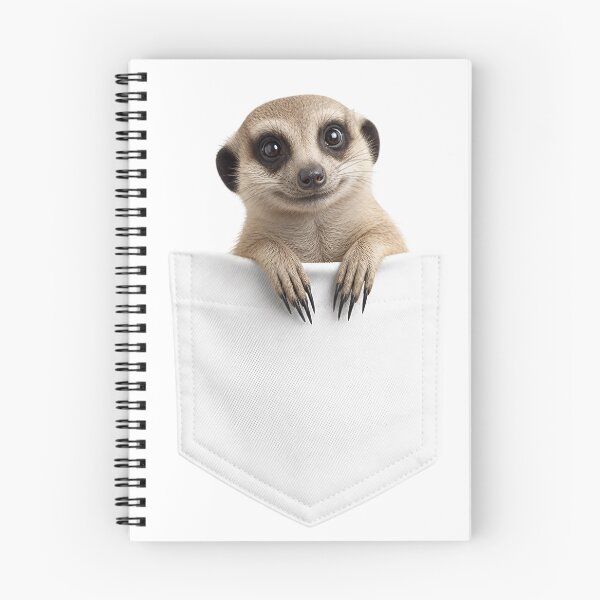 Item preview, POCKET MEERKAT — Cute Photoreal Pocket Print designed and sold by Jandedan.