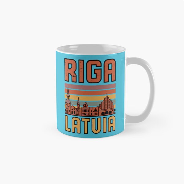 Item preview, Riga Latvia Retro Travel Shirt | Baltic Summer Vintage City Design designed and sold by Timeless Design.