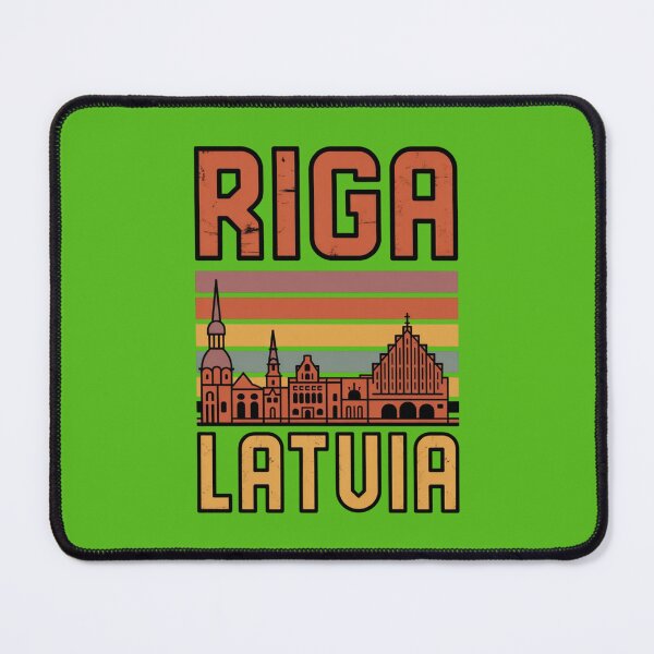 Item preview, Riga Latvia Retro Travel Shirt | Baltic Summer Vintage City Design designed and sold by Timeless Design.