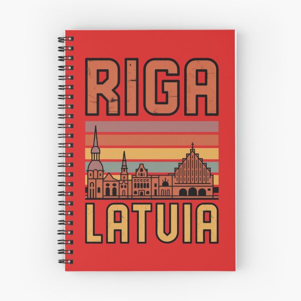 Item preview, Riga Latvia Retro Travel Shirt | Baltic Summer Vintage City Design designed and sold by Timeless Design.