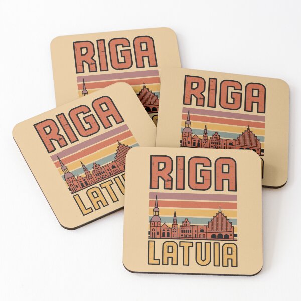 Item preview, Riga Latvia Retro Travel Shirt | Baltic Summer Vintage City Design designed and sold by Timeless Design.