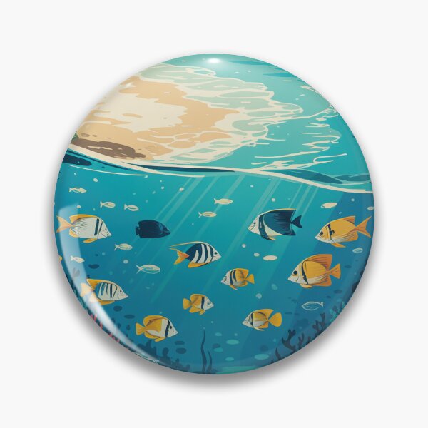 Item preview, Great Barrier Reef Australia Vintage Travel Poster designed and sold by pod24.