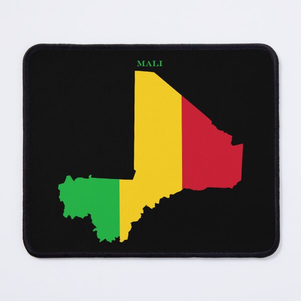 Item preview, Mali Map Flag Silhouette Africa Travel Pride Gift designed and sold by NTGUILTY.