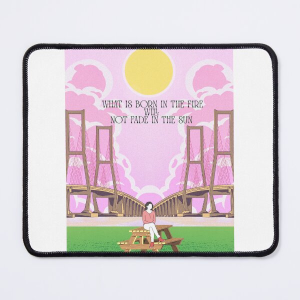 Item preview, Born in the Fire, Strong in the Sun – Inspirational Bridge Art designed and sold by RushVibeWear.