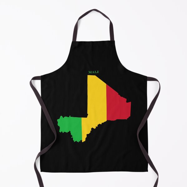Item preview, Mali Map Flag Silhouette Africa Travel Pride Gift designed and sold by NTGUILTY.