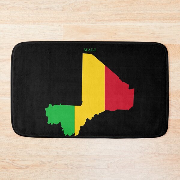 Item preview, Mali Map Flag Silhouette Africa Travel Pride Gift designed and sold by NTGUILTY.