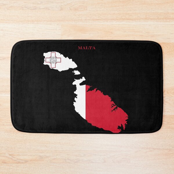 Item preview, Malta Map Flag Silhouette Europe Travel Pride Gift designed and sold by NTGUILTY.