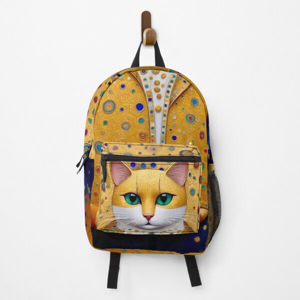 Item preview, Klimt Cat with Green Eyes designed and sold by Vicky Brago-Mitchell®.