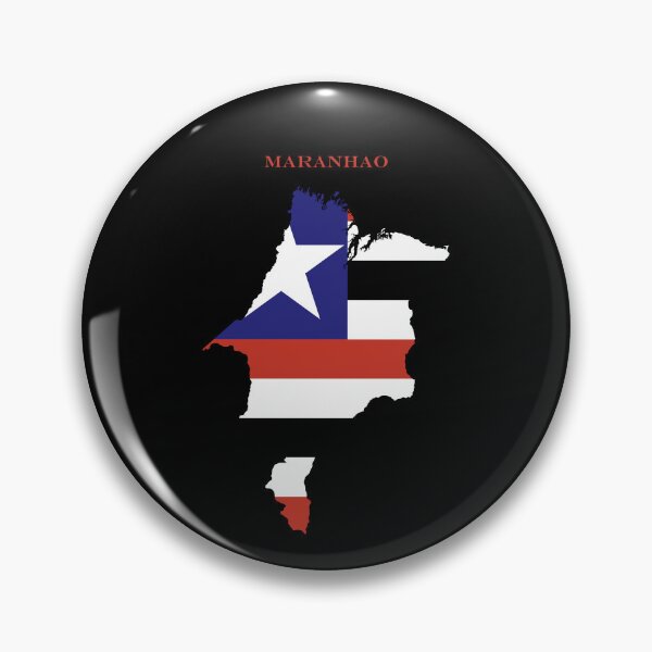 Item preview, Maranhao Map Flag Silhouette Brazil Travel Pride Gift designed and sold by NTGUILTY.