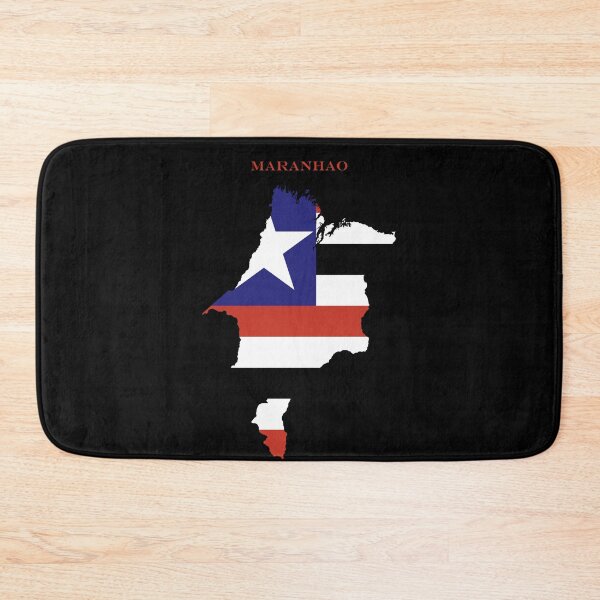 Item preview, Maranhao Map Flag Silhouette Brazil Travel Pride Gift designed and sold by NTGUILTY.