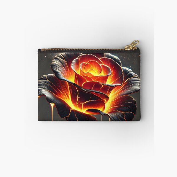 Item preview, Glowing Lava Rose Dark Floral Art designed and sold by asudesign.