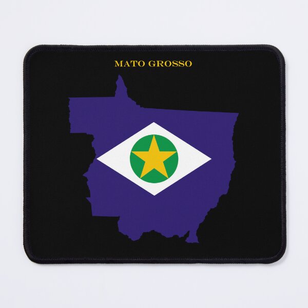 Item preview, Mato Grosso Map Flag Silhouette Brazil Travel Pride Gift designed and sold by NTGUILTY.