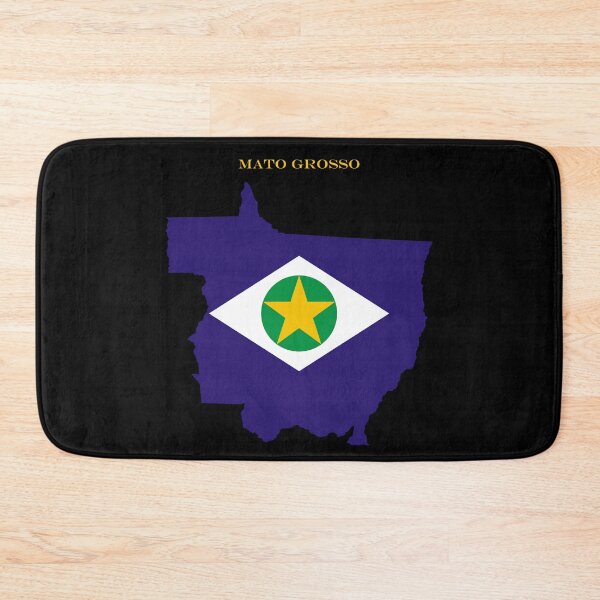 Item preview, Mato Grosso Map Flag Silhouette Brazil Travel Pride Gift designed and sold by NTGUILTY.