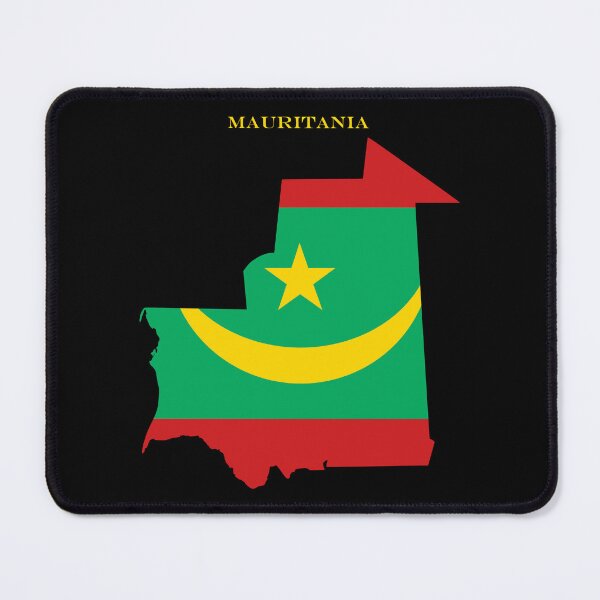 Item preview, Mauritania Map Flag Silhouette Africa Travel Pride Gift designed and sold by NTGUILTY.