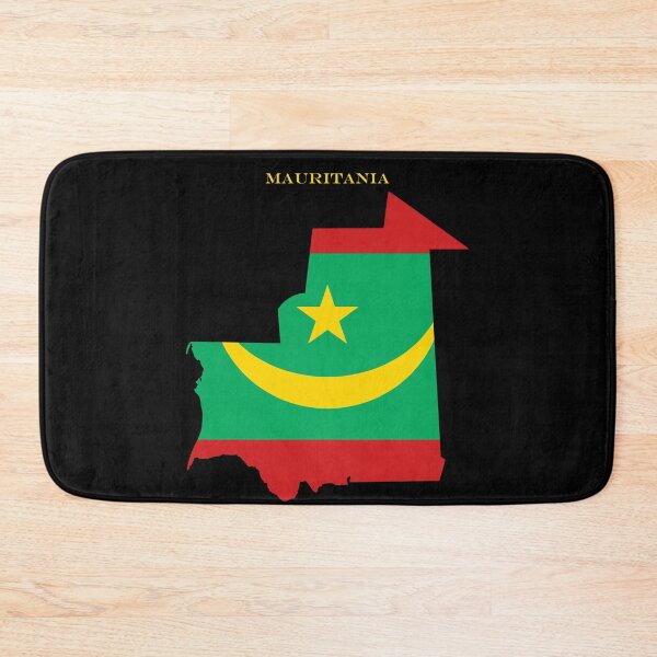 Item preview, Mauritania Map Flag Silhouette Africa Travel Pride Gift designed and sold by NTGUILTY.
