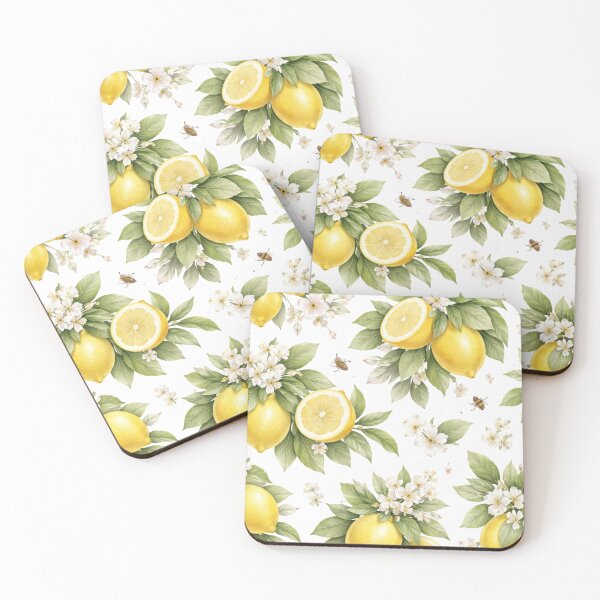 Item preview, Vintage Lemon Blossom Pattern | Cottagecore Citrus Floral Aesthetic designed and sold by DreamPixelPrint.