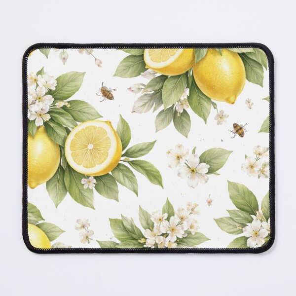 Item preview, Vintage Lemon Blossom Pattern | Cottagecore Citrus Floral Aesthetic designed and sold by DreamPixelPrint.