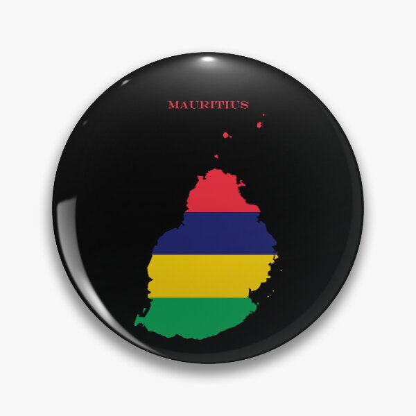 Item preview, Mauritius Map Flag Silhouette Africa Travel Pride Gift designed and sold by NTGUILTY.